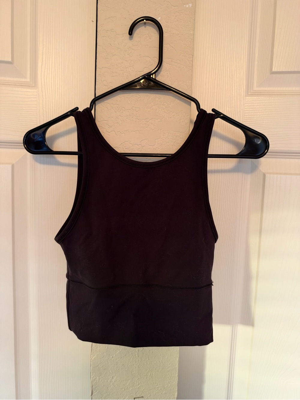 lululemon athletica Black Cropped Tank